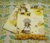 レトロファンシー メルヘン女の子 フラットカーテン 73.5×100cm