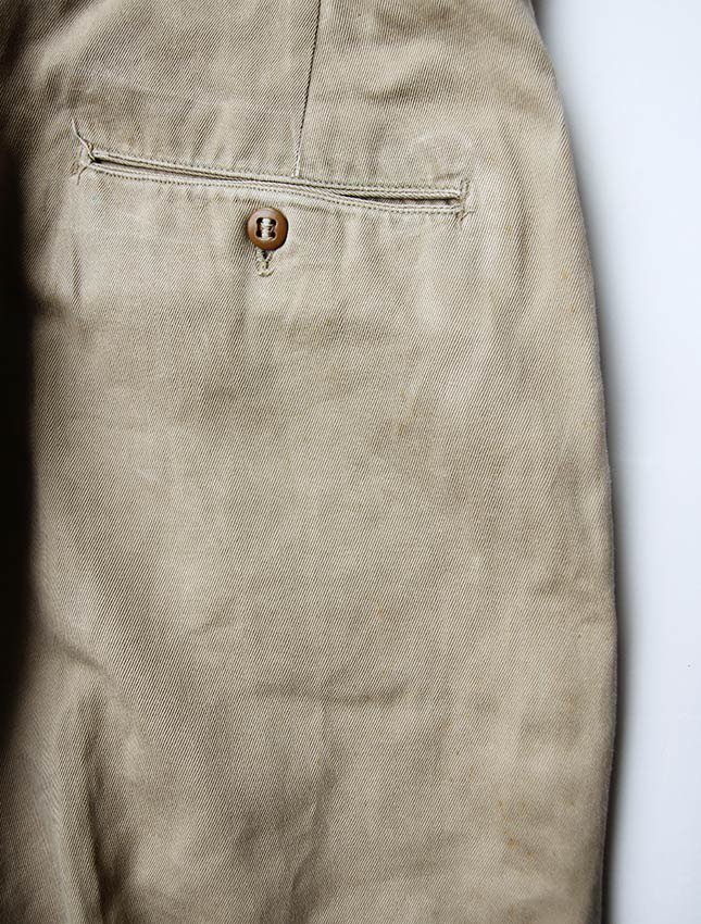 50s US ARMY CHINO PANTS - MATIN, VINTAGE OUTFITTERS ビンテージ古着 富山