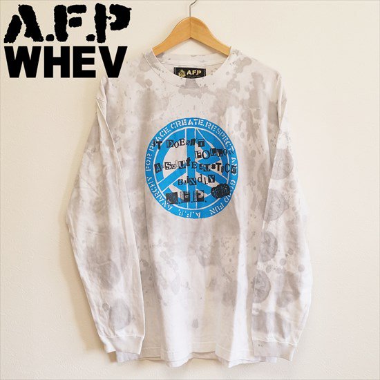 AFP x WHEVのDECOLORED ロンT&Tシャツ