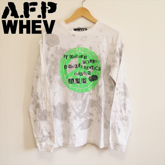 AFP x WHEVのDECOLORED ロンT&Tシャツ