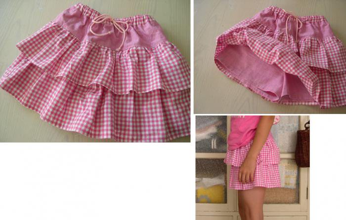 子供服型紙 フリフリ キュロット スカート