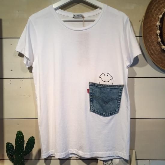 Smile Pocket Tee White Goodsmile Kamakura