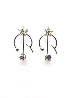 馬蹄スターストロングピアス(イヤリング) SET シルバー