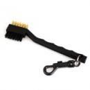 <img class='new_mark_img1' src='//img.shop-pro.jp/img/new/icons1.gif' style='border:none;display:inline;margin:0px;padding:0px;width:auto;' />Accmart Dual Bristles Golf Club Groove Ball Cleaning Brush with double sided (Brass & Nylon