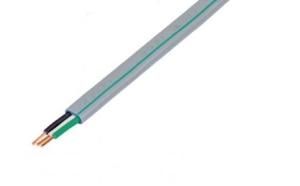 矢崎 VVF2.0-3C(GM) 600Vビニル絶縁ビニルシースケーブルGマーク(黒白緑) 平型 3心 2.0mm 100m