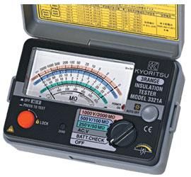 共立電気計器 3321A キューメグ 3レンジ絶縁抵抗計