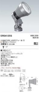 遠藤照明 ERS4125S LEDアウトドアスポットライト 11000TYPE LEDモジュール付 電球色3000K 非調光 角度16度