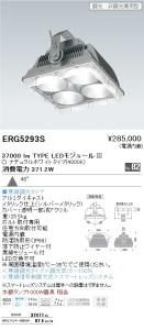 遠藤照明 ERG5293S LED防水・防塵形高天井用ベースライト 37000lmLEDモジュール付 ナチュラルホワイト