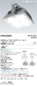 遠藤照明 ERG5300S LED防水・防塵形高天井用ベースライト 30000lmLEDモジュール付 昼白色 角度48 無線調光