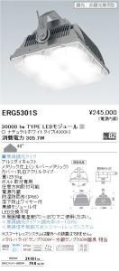 遠藤照明 ERG5301S LED防水・防塵形高天井用ベースライト 30000lmLEDモジュール付 ナチュラルホワイト