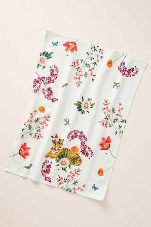 Nathalie Lete Helena Apron ナタリー レテ 花エプロン アンソロポロジー専門通販 Cherry