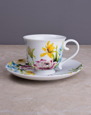 ケイティ アリス Katie Alice English Garden Tea Cup Saucer イングリッシュガーデン ティーカップ ソーサー アンソロポロジー専門通販 Cherry