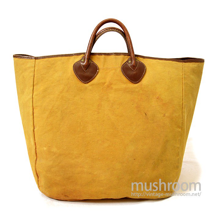 brown canvas tote bag