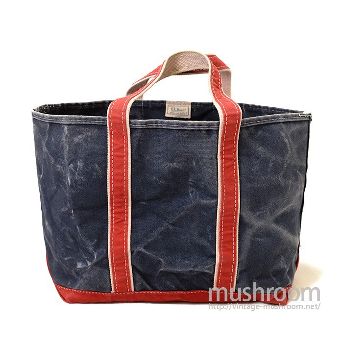 navy and red bag