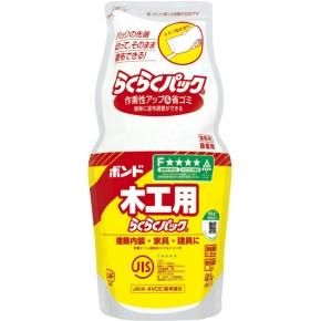 ボンド 木工用らくらくパック 1kg×6袋入