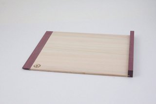 パープルハート＋ヒノキ材で作った小間板