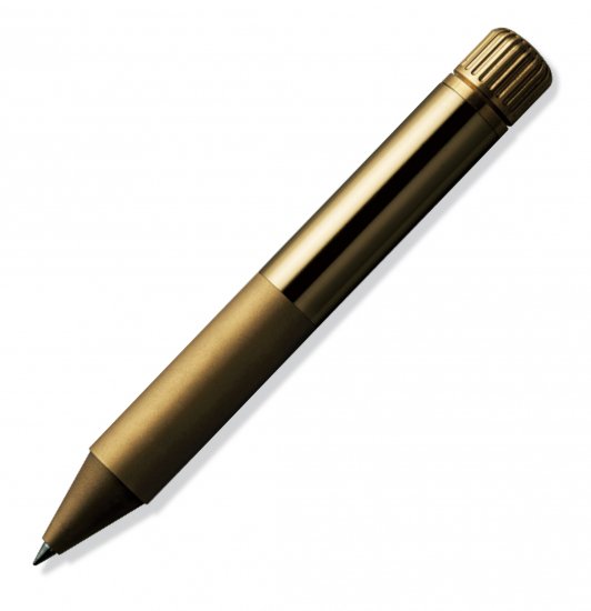 サクラ　クラフトラボ003　ゲルインキボールペン　0.8mm　ゴールド　真鍮製　LGB8008　メール便対応可能 - 文房具のオンライン通販　多山文具