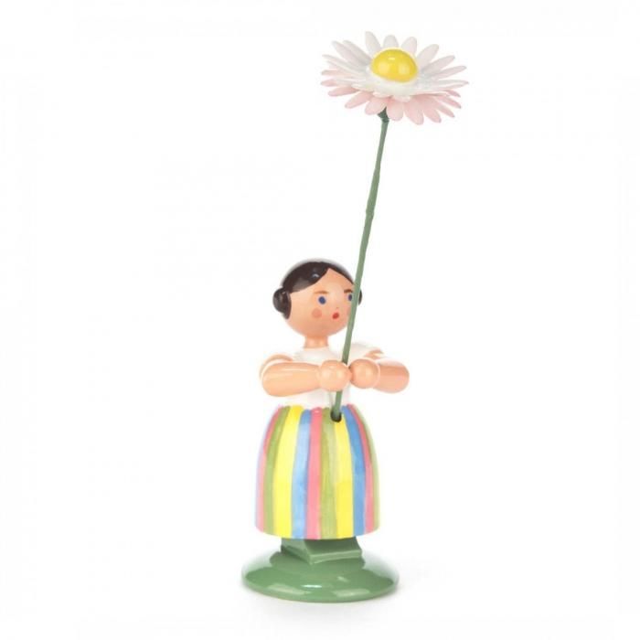 nemu2018です！フラワーチルドレン　女の子　木製　ドイツ nemu2018です！フラワーチルドレン 女の子 木製 ドイツ nemu2018です