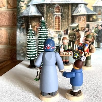 村のクリスマス‼️昔のヨーロッパのクリスマスのミニチュアセット❣️❣️電気を灯せます‼️ 村のクリスマス‼️昔のヨーロッパのクリスマスのミニチュア