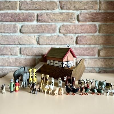 ドイツ製 ヴェルナー工房 Werner Wノアの方舟 木製 動物 置物 人形 ドイツ製 ヴェルナー工房 Werner Wノアの方舟 木製 動物 置物 人形