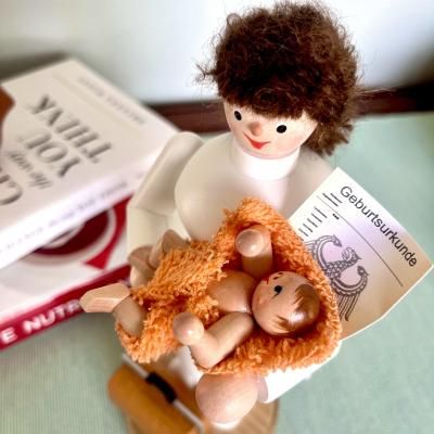 発送無料 激レア アンティーク ドイツ製 香炉人形 holzknoddl