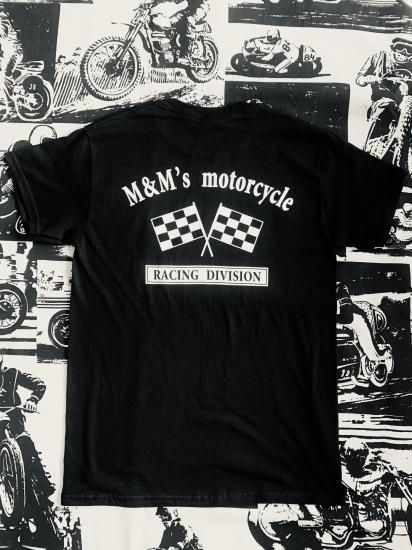 M&M's MC RD Tシャツ ブラック - M&M's motorcycle Web Shop