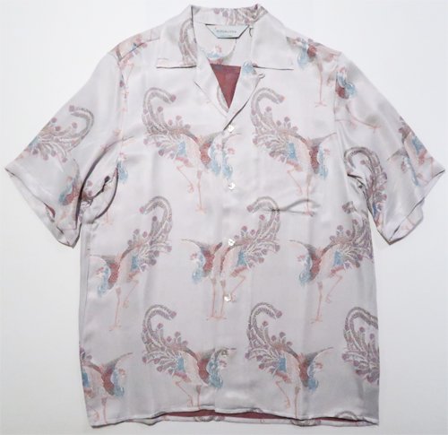 NIPOALOHA RAYON SILK S/S ALOHA SHT伊藤若冲『鳳凰図』 - MAGIC THEATER web store