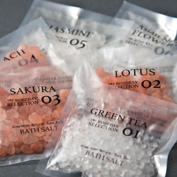 ハーブバスソルト02 LOTUS（浴用）粒 25g 袋 | ヒマラヤ岩塩 ROSEBAY 