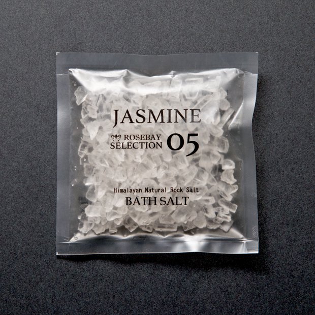 ハーブバスソルト05 JASMINE（浴用）粒 25g 袋 | ヒマラヤ岩塩 ROSEBAY 