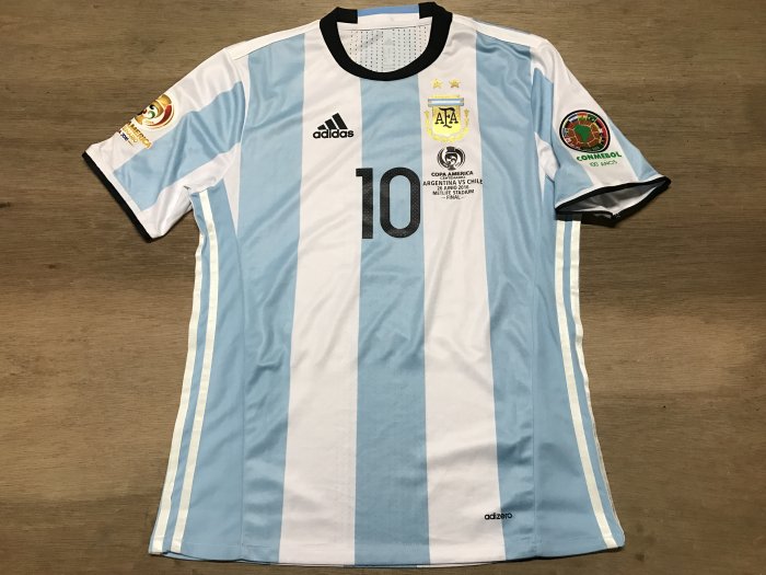 21最新式 ユニフォーム 選手支給品 メッシ アルゼンチン代表 コパ アメリカ Final サッカー フットサル Gqchmfpfwul