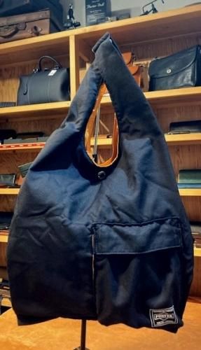 新品同様 PORTER ポーター ネイビー バガーバッグ BAG CVS BAGGER