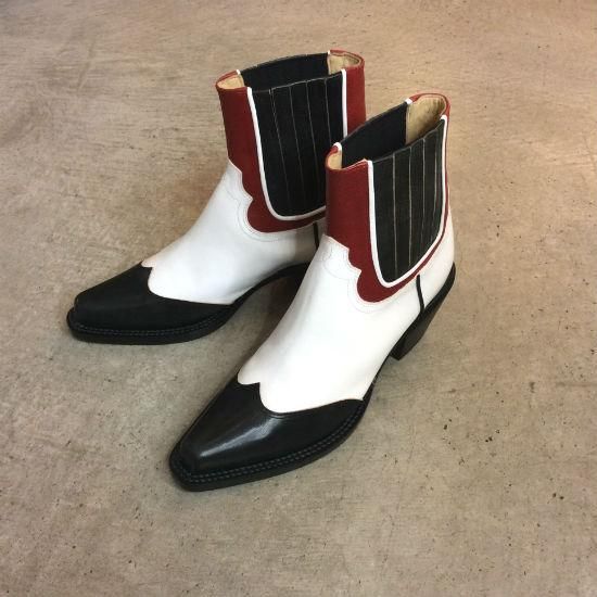 <img class='new_mark_img1' src='https://img.shop-pro.jp/img/new/icons20.gif' style='border:none;display:inline;margin:0px;padding:0px;width:auto;' />30%OFF MAISON EUREKAWESTERN SIDE GORE SHORT BOOTS