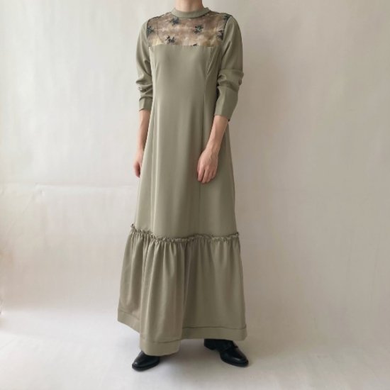 「RIM.ARK」Floating florets DRESS - Bond Online Shop