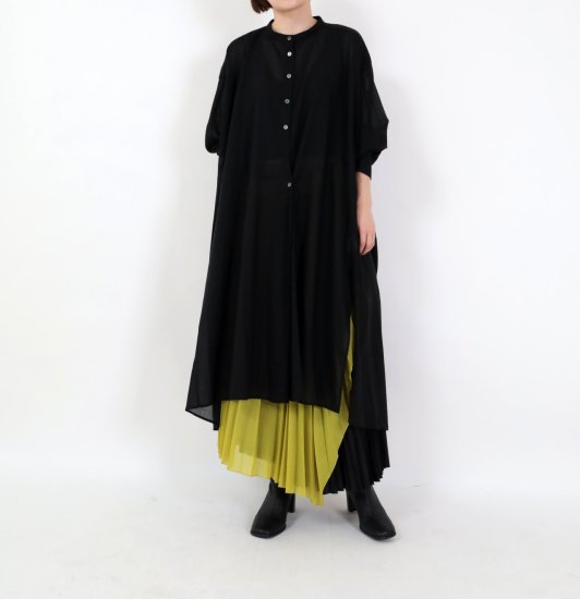 <img class='new_mark_img1' src='https://img.shop-pro.jp/img/new/icons11.gif' style='border:none;display:inline;margin:0px;padding:0px;width:auto;' />「rito structure」Shirring Shirt Dress