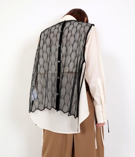rito structure」EMBROIDERY LACE TOP - Bond Online Shop