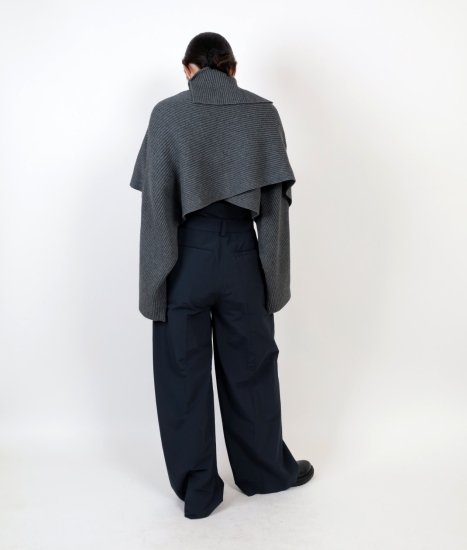 2023 「IIROT」 Cotton wool layered Knit - Bond Online Shop