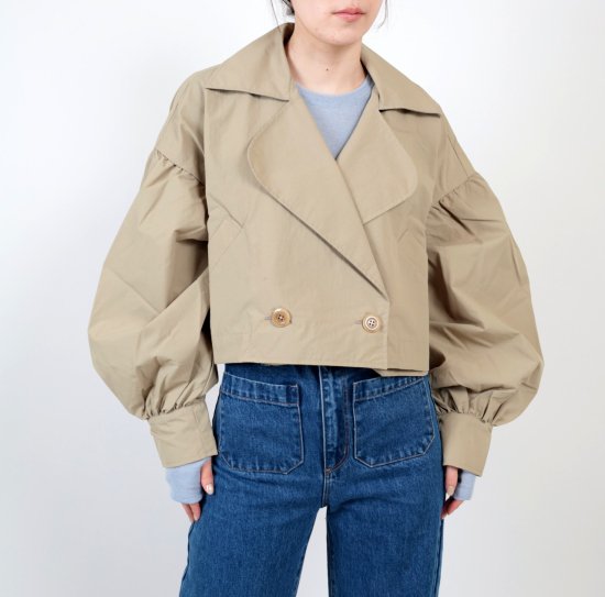 <img class='new_mark_img1' src='https://img.shop-pro.jp/img/new/icons11.gif' style='border:none;display:inline;margin:0px;padding:0px;width:auto;' />2024 「H」 Original Trench Short Jacket