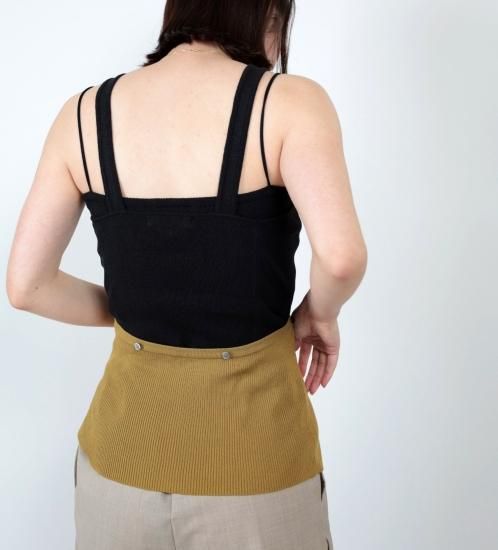 2024 「KAYLE」 WASHI KNIT TANK TOP - Bond Online Shop