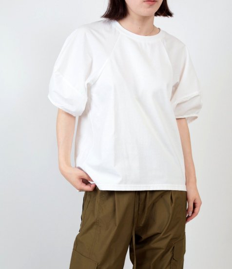 <img class='new_mark_img1' src='https://img.shop-pro.jp/img/new/icons47.gif' style='border:none;display:inline;margin:0px;padding:0px;width:auto;' />2024 CLOCHE lantern sleeve TEE