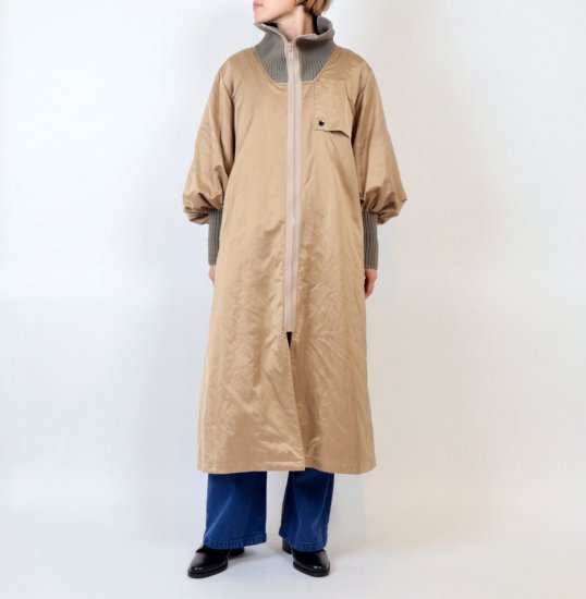 <img class='new_mark_img1' src='https://img.shop-pro.jp/img/new/icons47.gif' style='border:none;display:inline;margin:0px;padding:0px;width:auto;' />20241 Bright Twill Knit Coat