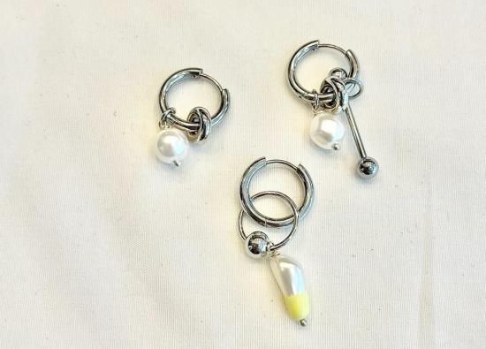 <img class='new_mark_img1' src='https://img.shop-pro.jp/img/new/icons11.gif' style='border:none;display:inline;margin:0px;padding:0px;width:auto;' /> JUSTINE CLENQUET PALMER EARRINGS SET
