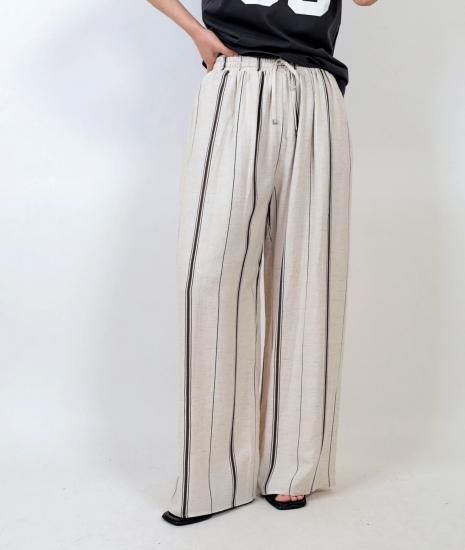 <img class='new_mark_img1' src='https://img.shop-pro.jp/img/new/icons11.gif' style='border:none;display:inline;margin:0px;padding:0px;width:auto;' />CLOCHE stripe wide pants