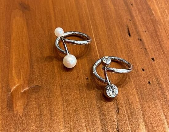 JUSTINE CLENQUET」 MINDY RING/CRYSTAL - Bond Online Shop
