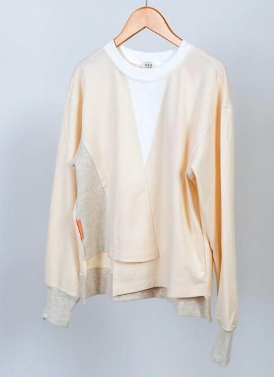 <img class='new_mark_img1' src='https://img.shop-pro.jp/img/new/icons11.gif' style='border:none;display:inline;margin:0px;padding:0px;width:auto;' /> USU GALLERY MVS asymmetric sweat