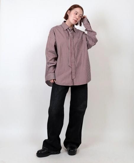 <img class='new_mark_img1' src='https://img.shop-pro.jp/img/new/icons11.gif' style='border:none;display:inline;margin:0px;padding:0px;width:auto;' />RELEVEǡ Stripe Message Tie Shirts