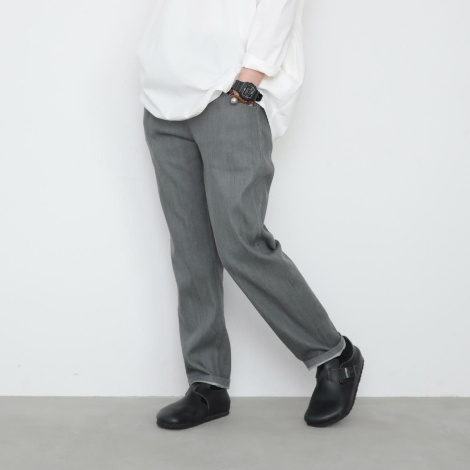 Momo pants / gray denim 