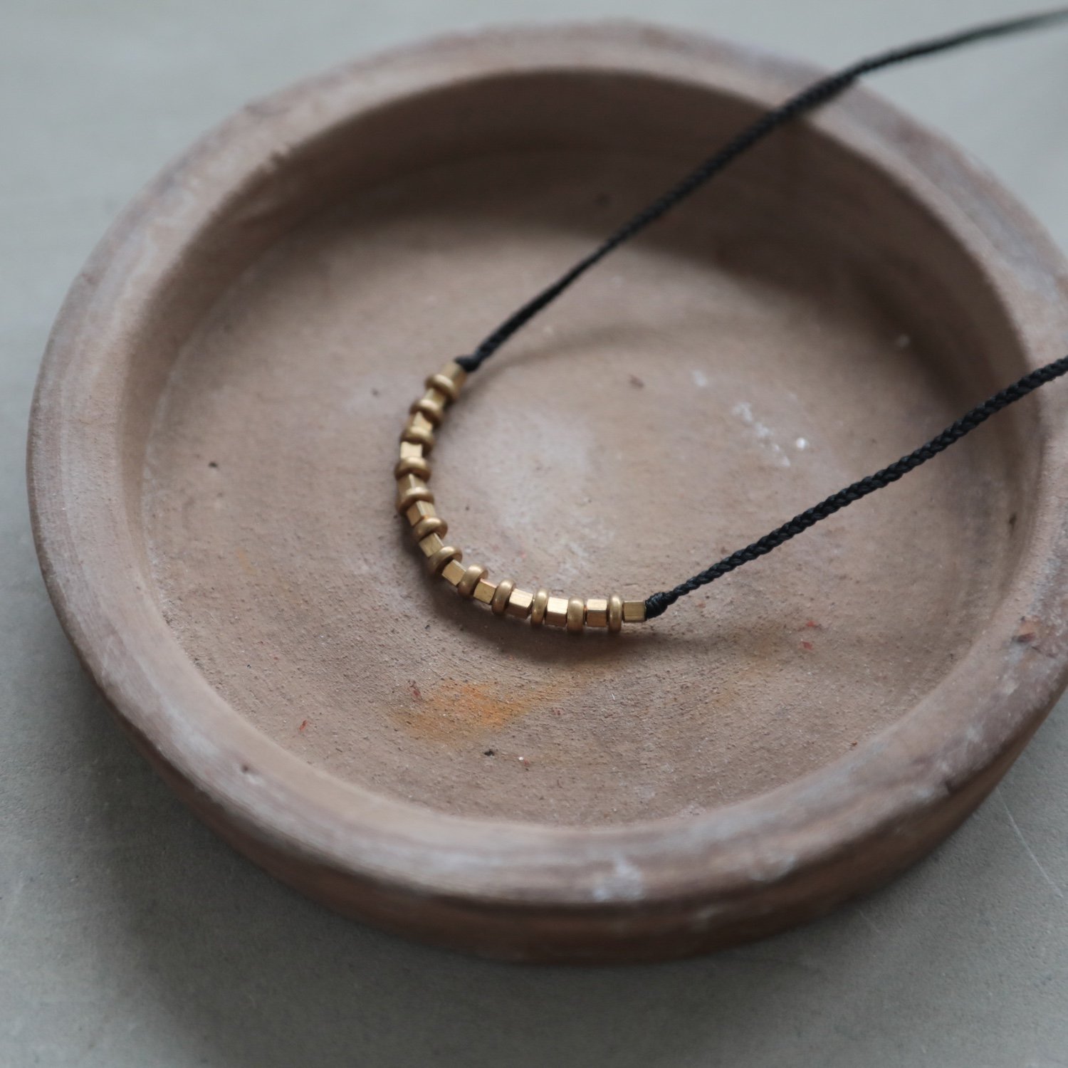 Brass necklace morokoshi 