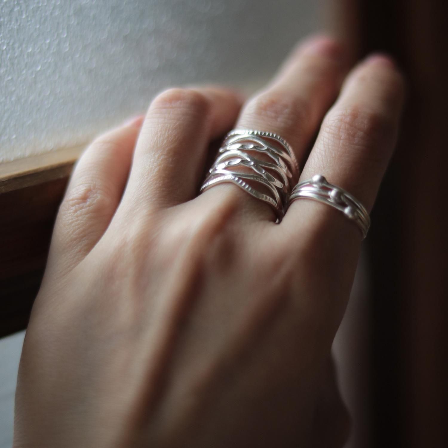 Karen silver ring / Ϣ