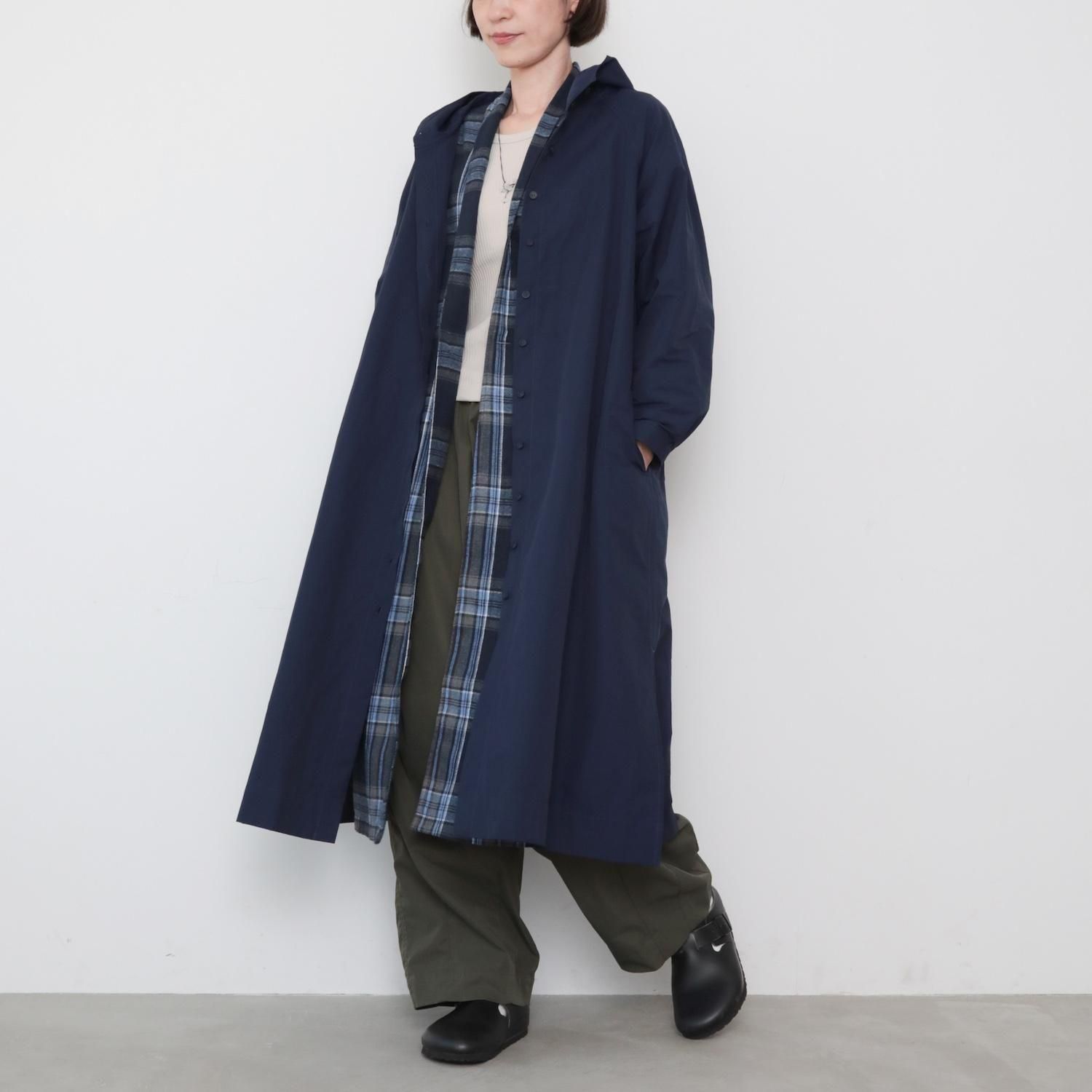 Hoodie gown / navy