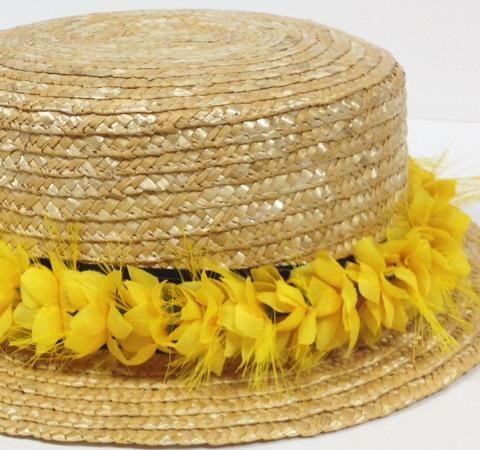 【数回使用】ヘッドバンド　プルメリア(黄)5本 数回使用】ヘッドバンド プルメリア(黄)5本 - メルカリ